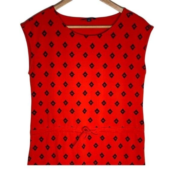 Tommy Hilfiger Red Sleeveless Mini Shift Dress Women’s Small - Picture 2 of 9